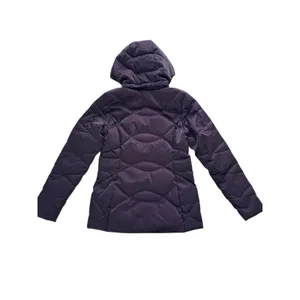 The North Face Puffer Jacket Hooded Womens Small Purple Hooded Goose‎ Down Coat thumbnail 8