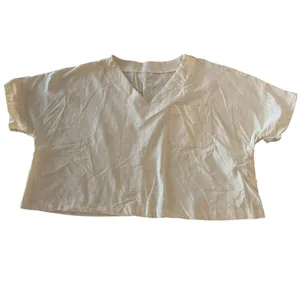 Women's Two Piece Cotton Blend Crop Top and Crop Pant Set Size Medium #260702 thumbnail 2