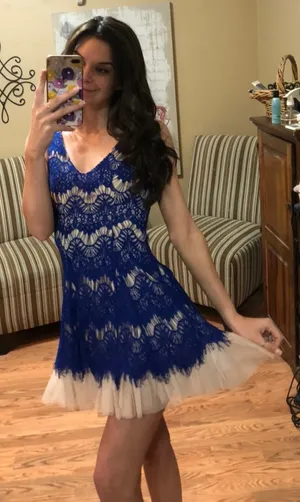 B Darlin Short Homecoming Dress thumbnail 1