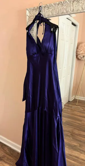 Purple maxi dress thumbnail 1