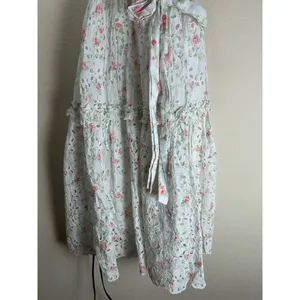 LoveShackFancy Clementine Eyelet Dress Size 2 Coquette Floral Girly Midi Length thumbnail 8