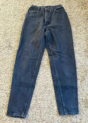Wrangler Women's 1990s Vintage Black Denim Jeans Grunge Size 10 thumbnail 1