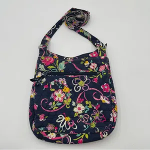 Vera Bradley “Floral Ribbons” Crossbody Hipster Bag Purse Quilted Retired thumbnail 15