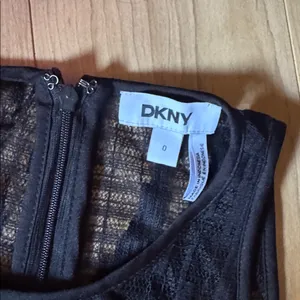 DKNY Asymmetrical Black Dress thumbnail 2