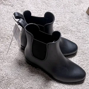 a new day black rain waterproof ankle boots size 7 new thumbnail 2