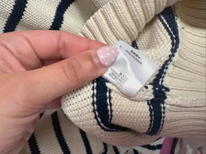 Brandy Melville Brianna cotton stripe sweater s/m thumbnail 3