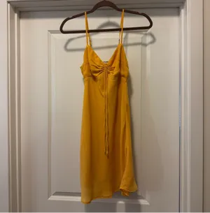 Abercrombie & Fitch Cinch Front Mini Slip Dress thumbnail 5