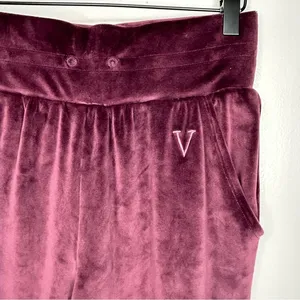 Victorias Secret Purple Velour Tracksuit Size‎ XS thumbnail 11