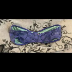 Victoria Secret Bra Brallette Top Shirt Purple Dots Medium thumbnail 2