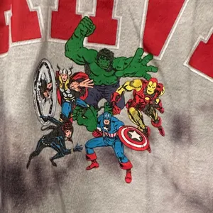 Marvel Tie Dye Tee Classic Comic Book Style Avengers sz XXL thumbnail 2