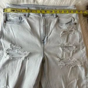 American Eagle Outfitters Mom Jeans Ripped High Waist Size 8 Short thumbnail 5