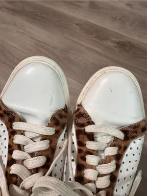 Johnston & Murphy Nora Leather Sneakers Leopard Women’s 8 thumbnail 6