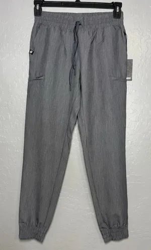 Jaanuu Jace Skinny 7-Pocket Scrub Jogger, Heather Grey, XS thumbnail 1