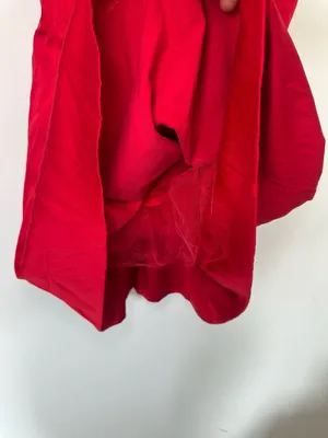 Ruby Rox Red Spaghetti Strap Ruched Empire Waist Mini Dress Size 3 thumbnail 3