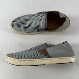 Olukai‎ Pehuea Breathable Slip On Shoes in Pale Grey Size 9 thumbnail 3