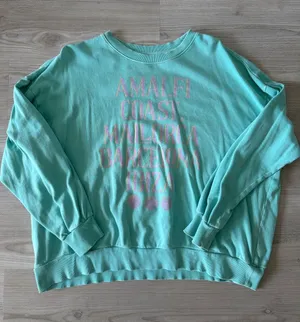 Z-Supply Graphic Crewneck Sweatshirt - Amalfi Coast Print thumbnail 1