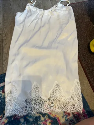 Wilfred Women's White Lace-Trim Slip thumbnail 4