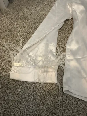 Silk Feather Pajama Set thumbnail 4