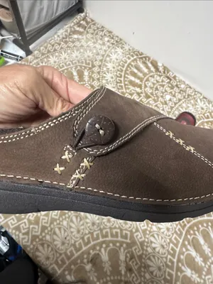 Canyon River Blues Men's Dark Brown Leather Slip-On Mules thumbnail 4