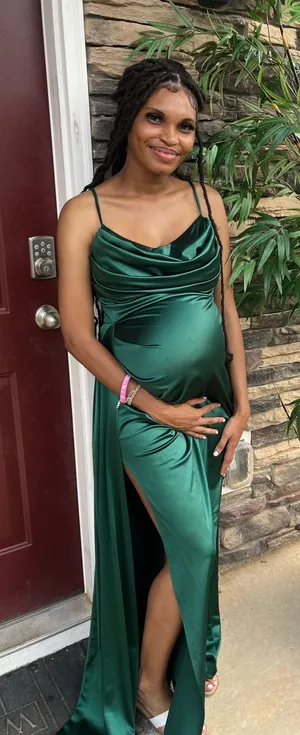 Green Dress Macy's Prom Emerald thumbnail 1