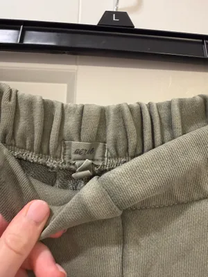 Aerie Sweatpants Wide-Leg Olive green thumbnail 2