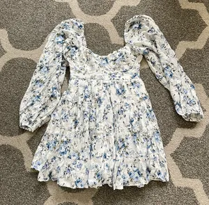 Altard state floral mini dress thumbnail 1
