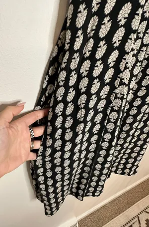 Madewell Silk Trapeze Cami Dress in Bloomstamp thumbnail 5