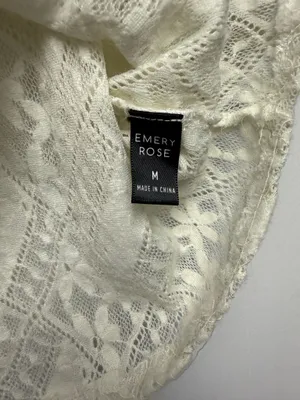 Women's Cream Lace Floral Blouse thumbnail 3