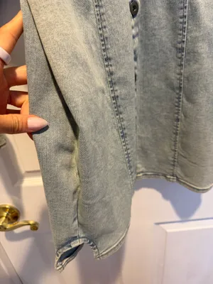Free People Denim mini dress thumbnail 6