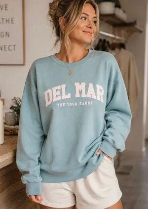 Comfort Colors DEL MAR THE YOGA BARRE CREWNECK L thumbnail 1