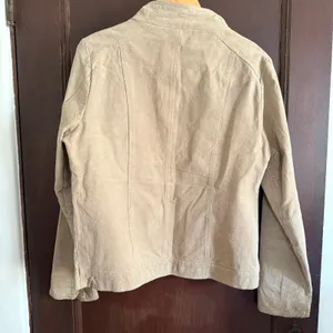 Y2K Vintage DOLLHOUSE | Tan Suede Leather Moto Style Jacket | Extra Large thumbnail 5