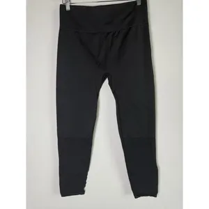 Fabletics Women’s High Waisted Seemless Black Leggings‎ Mesh Pattern Gym Size XL thumbnail 7