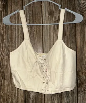 American Eagle Corset Crop Top thumbnail 1