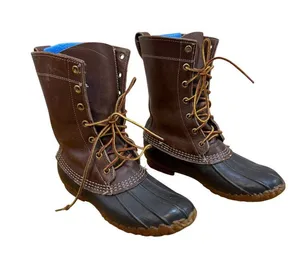 L.L. Bean Boots Original Maine Hunting Shoe Vintage 1980s Women's 6 thumbnail 1