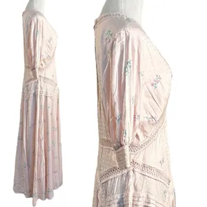 Free People Ethereal Dainty Still In Love Maxi Dress Floral Cottage 10 Medium thumbnail 7
