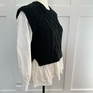 English Factory Cable Sweater thumbnail 3