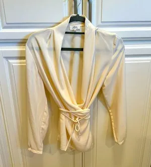 Wilfred beautiful wrap long sleeve blouse thumbnail 1