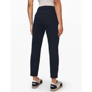 Lululemon On the Fly 7/8 Pant True Navy Luxtreme Drawstring Trousers Sz 4 thumbnail 2