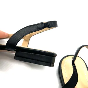 Genuine Leather Sandals Loafers Flats Slip On Office Shoes Pumps Sling back thumbnail 2
