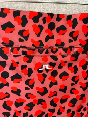 J.Lindeberg Amelie Golf Skort Red Black Animal Print XS thumbnail 10