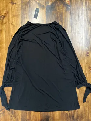 Lulus Glory of Love Black Shift Dress Size Medium NWT thumbnail 10