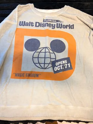 Disney Long Sleeve Graphic Tee - Cream/Orange thumbnail 1