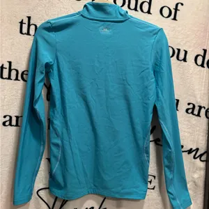 Under Armour Women's Fitted Pullover Activewear ColdGear Blue Size Medium thumbnail 4
