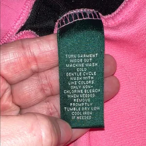 Lauren Ralph Lauren Pink and Black Athletic Jacket Zip Up 071426 thumbnail 5