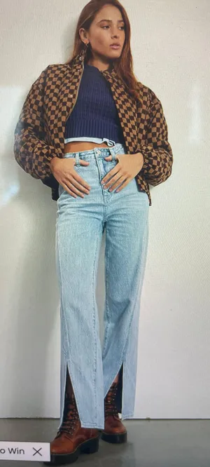 PacSun Eco Light Blue Twisted Sean Boyfriend Jeans thumbnail 1