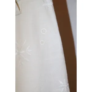 Zara embroidered wide leg trouser pants thumbnail 9