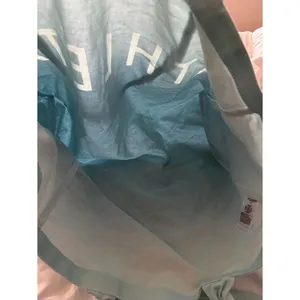 Athleta Blue White Ombre Canvas Tote Bag Athleisure Carryall Ombré thumbnail 6