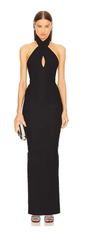 Michael Costello x Revolve Black Gown thumbnail 1