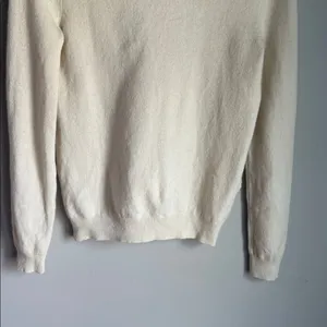 Sézane Andreas Jumper in ecru wool and cashmere XS thumbnail 12