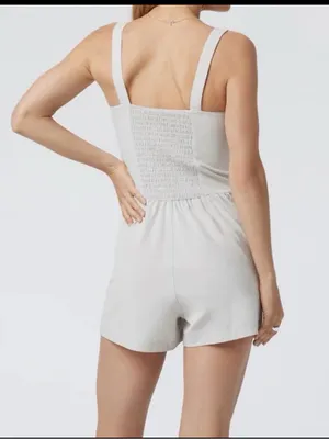 Vuori Villa Cami Romper Gray Size L thumbnail 2